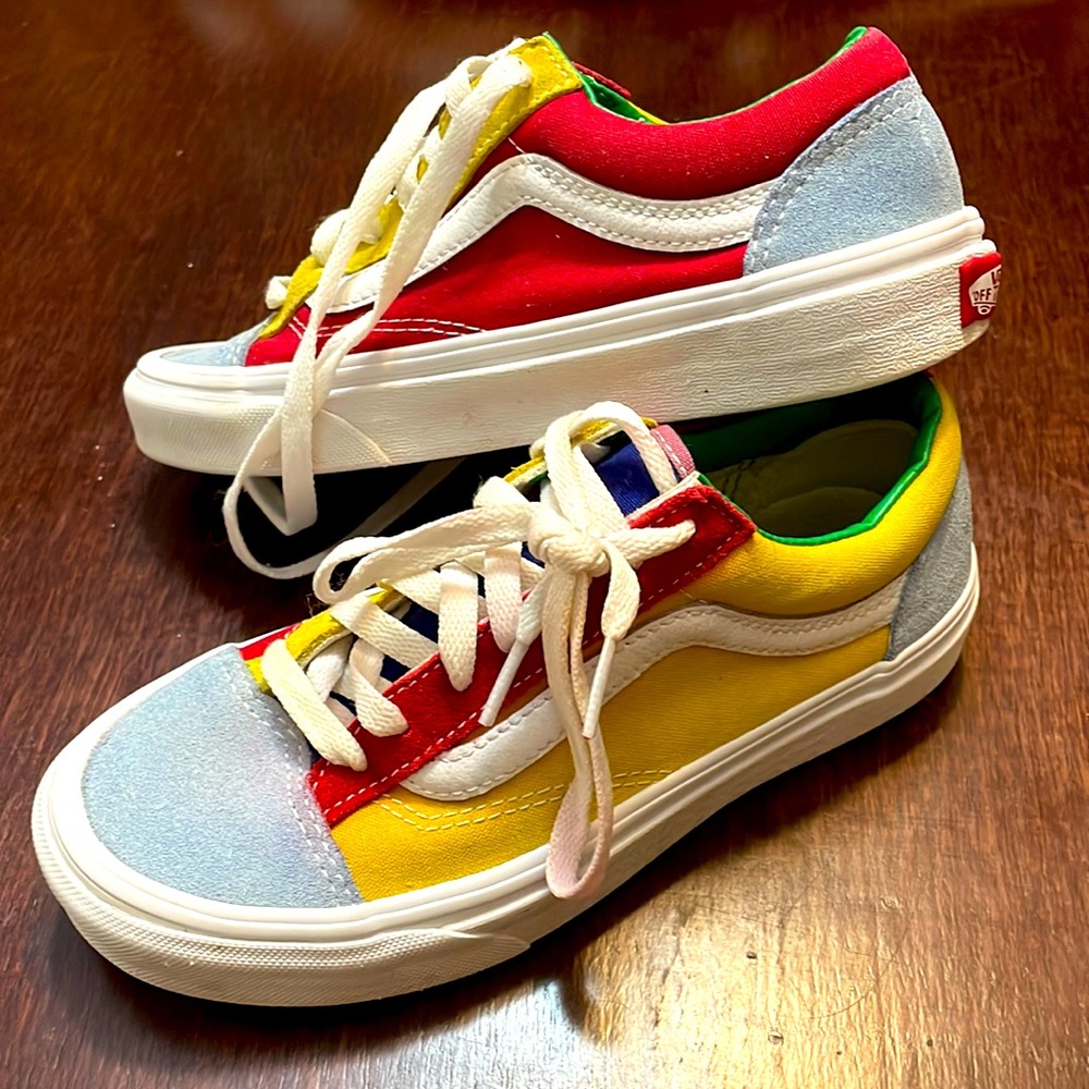 Vans Sunshine Multi Color Block Old Skool Men/You… - image 1
